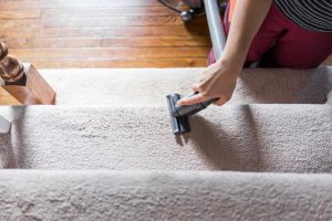 how to clean carpet on stairs