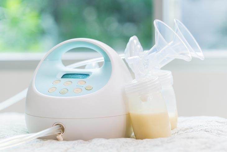 Electric Breast Pump With Extra Sets Of Pump Parts