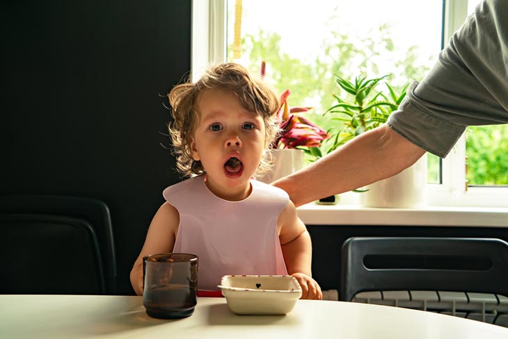 baby choking on saliva