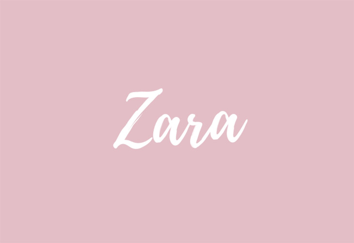 Zara Middle Names