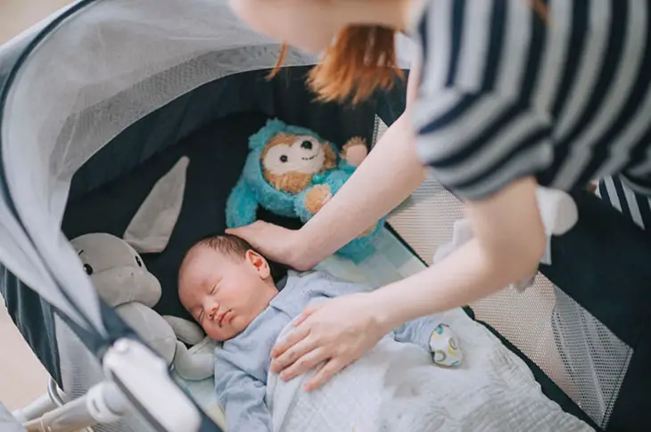 newborn humming in sleep