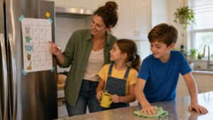 age appropriate chores for toddlers and teenagers